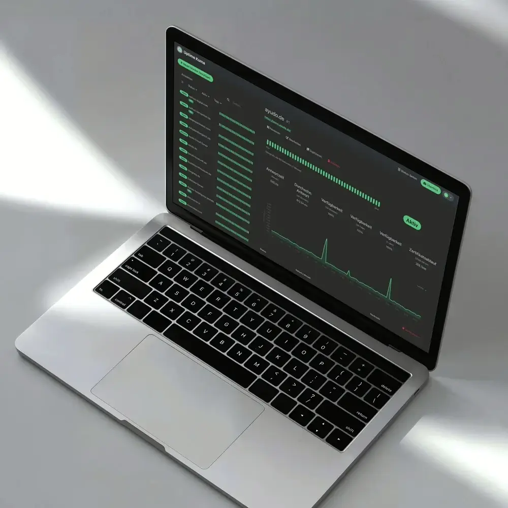 Statusübersicht in Uptime Kuma